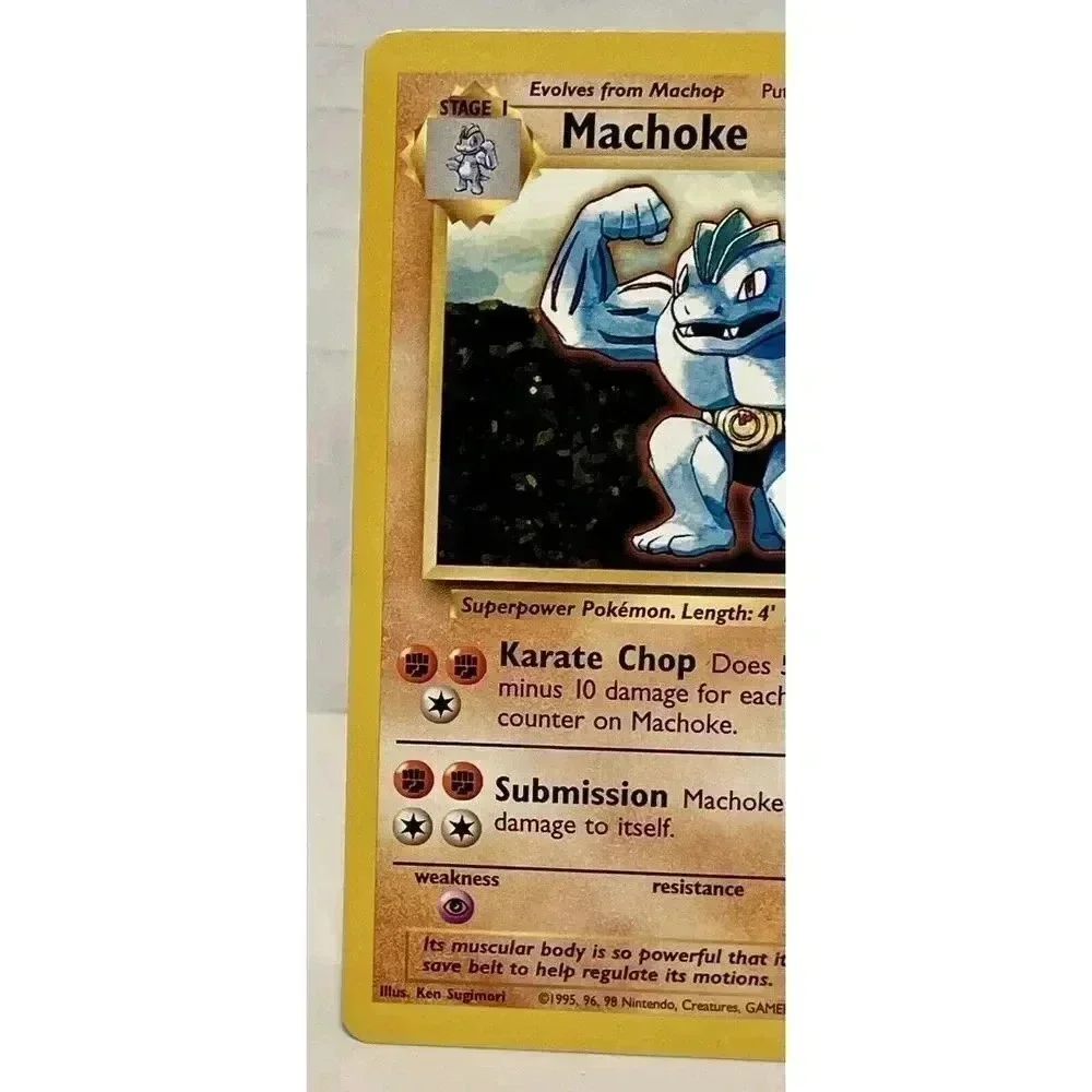 Machoke 34/102 1999 Base Set Non-Holo English‎ Pokémon Card Vintage